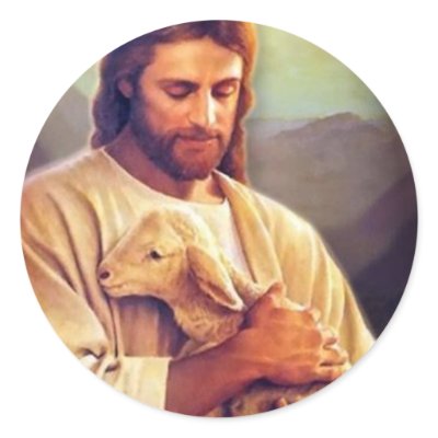 Jesus Round Sticker by ctla94