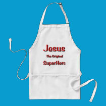 Jesus Super Hero aprons