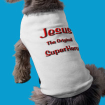 Jesus Super Hero pet clothing
