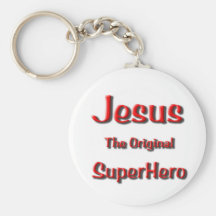 Jesus Super Hero Keychains