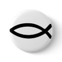jesus symbol fish buttons