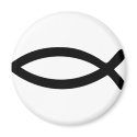 jesus symbol fish magnets by Tomaniac jesus symbol fish magnets