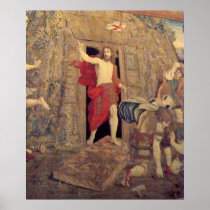 Jesus Tapestry in the Vatican Print
