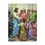 Jesus Teaching A New Commandment Post Cards