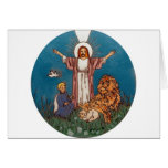 Jesus the Lion and the Lamb Greeting Card