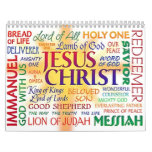 JESUS THE NAME ABOVE ALL NAMES CALENDARS