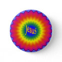 Jesus Tie Dye Button button