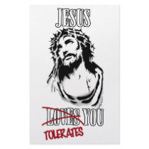 Jesus Tolerates You stationery