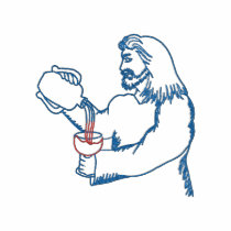 Jesus Turning Water To Wine embroidered shirts by ZazzleEmbroidery Jesus Turning Water To Wine embroidered shirts