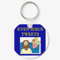 jesus tweets too keychains by jimbuf jesus tweets too keychains