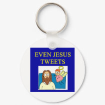 jesus tweets too keychains by jimbuf jesus tweets too keychains