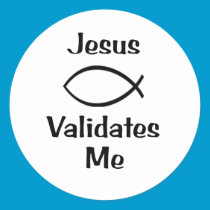 Jesus Validates Me stickers