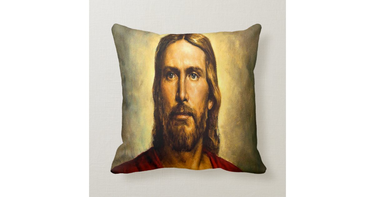 Jesus Vintage Pillow Zazzle