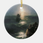 Jesus Walking on Water, Ivan Aivazovsky Painting Ornaments