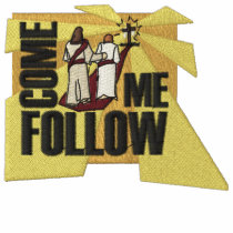 Jesus Walking Toward The Light embroidered shirts