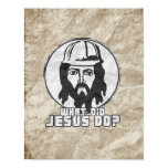 Jesus was a constructin worker posters