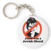 Jesus was a Jewish liberal Key Chain