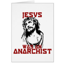 Jesus was an anarchist cards