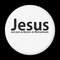 Jesus was just as brown as Muhammad magnets