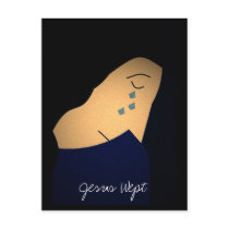 JESUS WEPT postcards by Clarence_Jones JESUS WEPT postcards