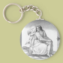 JESUS WITH AN ANGEL keychains