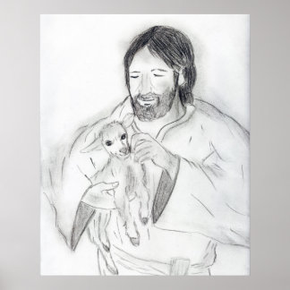 Jesus Holding Lamb Posters, Jesus Holding Lamb Prints, Art Prints ...