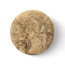 JESUS WITH PETER PINBACK BUTTONS