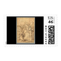 JESUS WITH PETER POSTAGE STAMPS