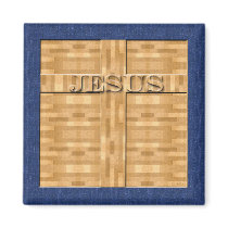 Jesus Wood Carving magnets by AtlasShrugging Jesus Wood Carving magnets