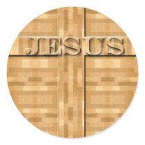Jesus Wood Carving stickers by AtlasShrugging Jesus Wood Carving stickers