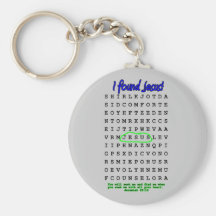 Jesus Word Search Puzzle Key Chain