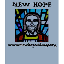 Jesus, www.newhopechicago.org, NEW HOPE t-shirts