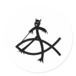 jesusfish stickers