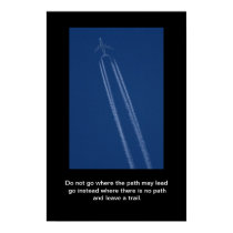 Jet Airliner II Motivational Print