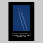 Jet Airliner II Motivational Print