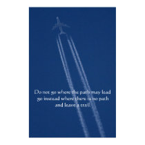 Jet Airliner Motivational Print