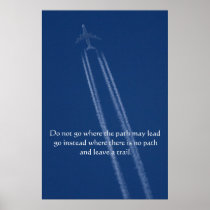 Jet Airliner Motivational Print