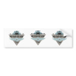 Jet Airplane Wing Club Bumper Stickers