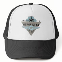 Jet Airplane Wing Club Trucker Hat