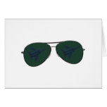 jet fighter reflection card