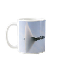 jet fighter vapor trails coffee mugs