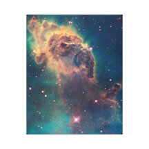 Jet in Carina Stretched Canvas Print