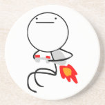 Jet Pack Guy Drink Coaster