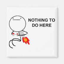 Jet Pack Guy Fridge Magnet