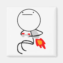 Jet Pack Guy Fridge Magnets