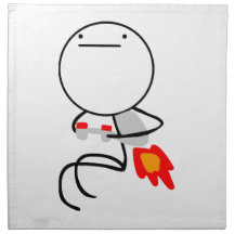 Jet Pack Guy Napkins