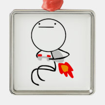 Jet Pack Guy Ornament