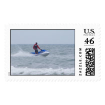 JET SKIING AT THE BEACH postage by mark59956 JET SKIING AT THE BEACH postage