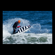 jet skiing poster, water sport posters