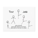 Jete entrelace postcards